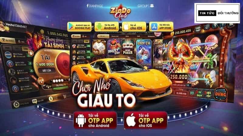 Zindoclub - Game bài đổi thưởng ấn tượng nhất đầu năm 2023