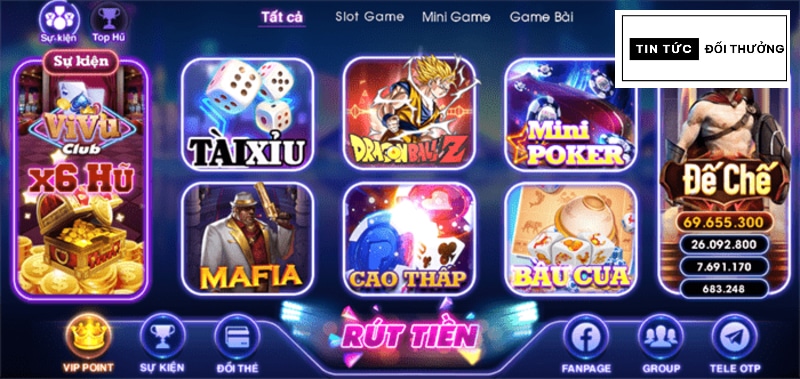 Vivu Club - Đẳng cấp game nổ hũ khuyến mãi ngập tràn