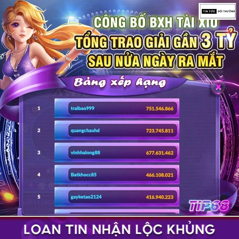 Tip68 Club - Nhà cái đẳng cấp quốc tế, chơi vui trúng lớn