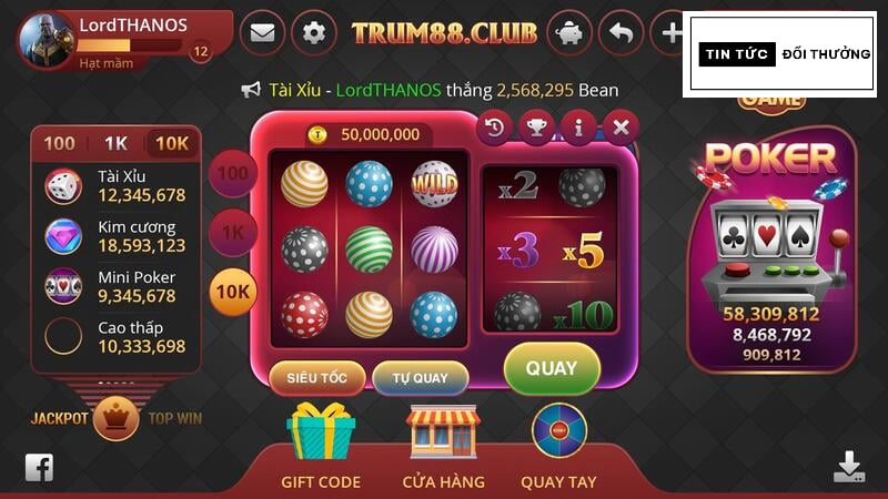 Trum88 - Trùm game nổ hũ đỉnh cao nhất Việt Nam