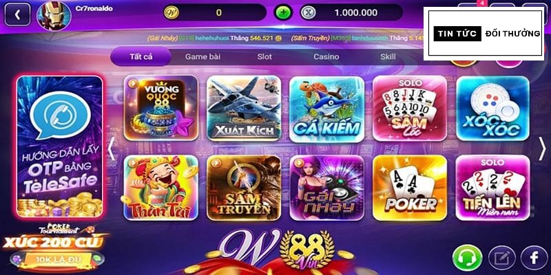 Sân chơi win88 – Nơi hội tụ kho game số 1 thế giới