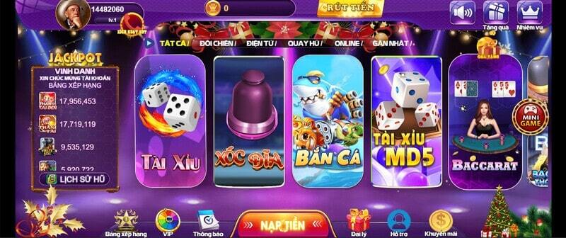 Truy cập website chính thức của cổng game