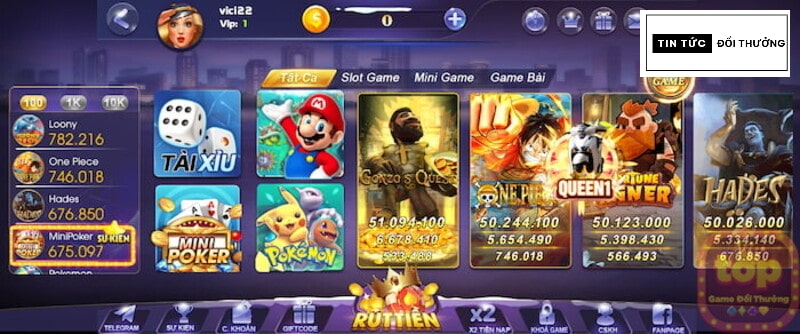 Game Vuaclub - Sức hấp dẫn khó cưỡng dành cho game thủ