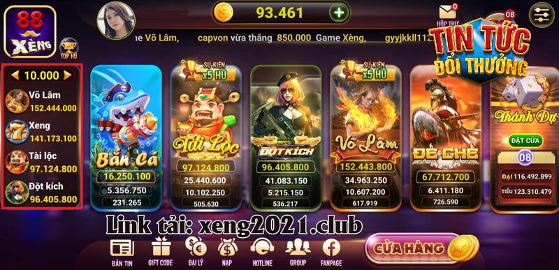 Lý do nên tải game Xeng88 Club về máy