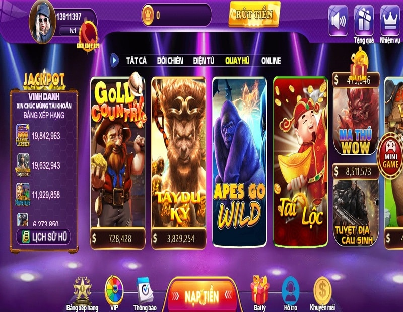 Nổ Jackpot rinh thưởng lớn